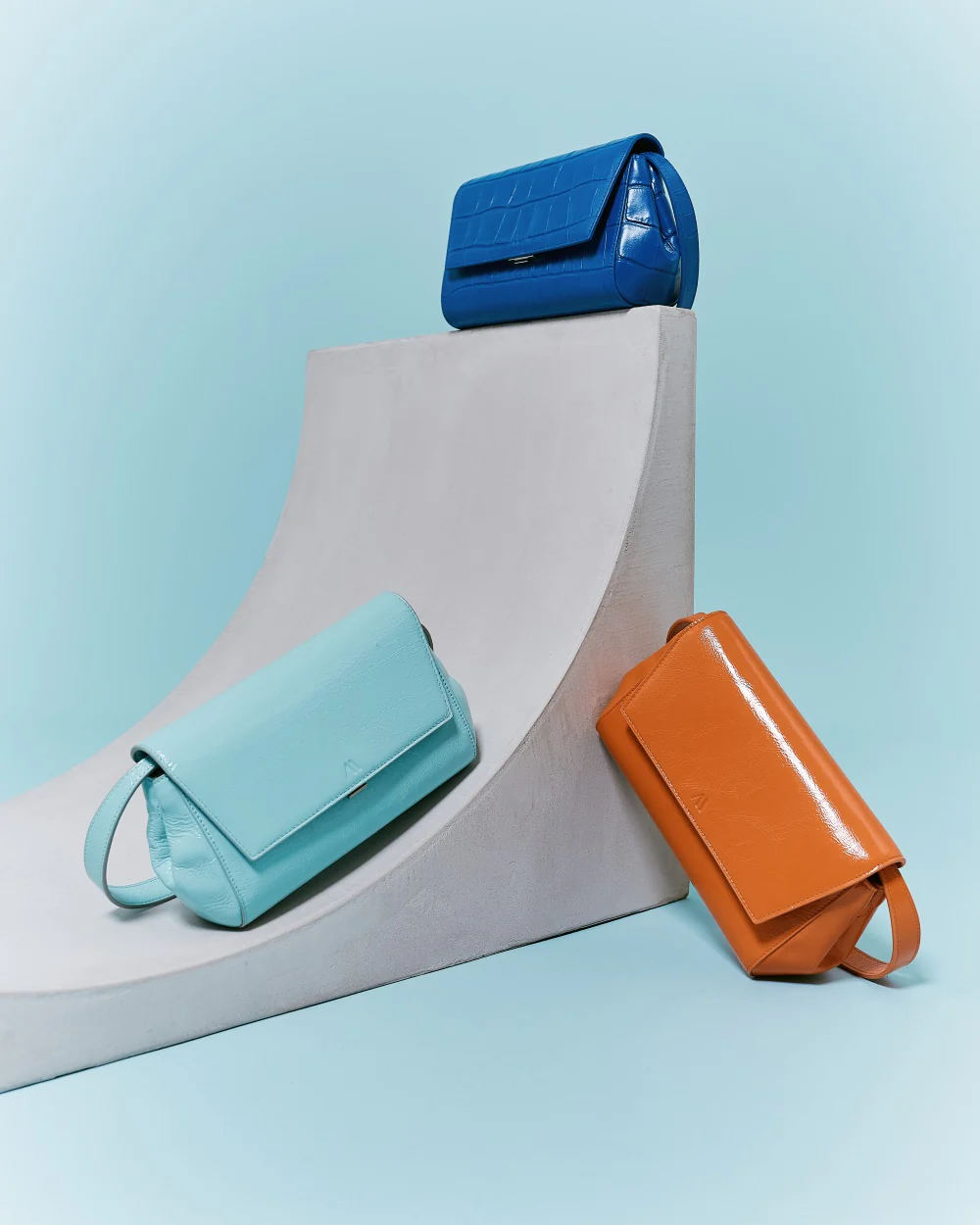 Ikon Clutch - naplack turquoise - Image 5