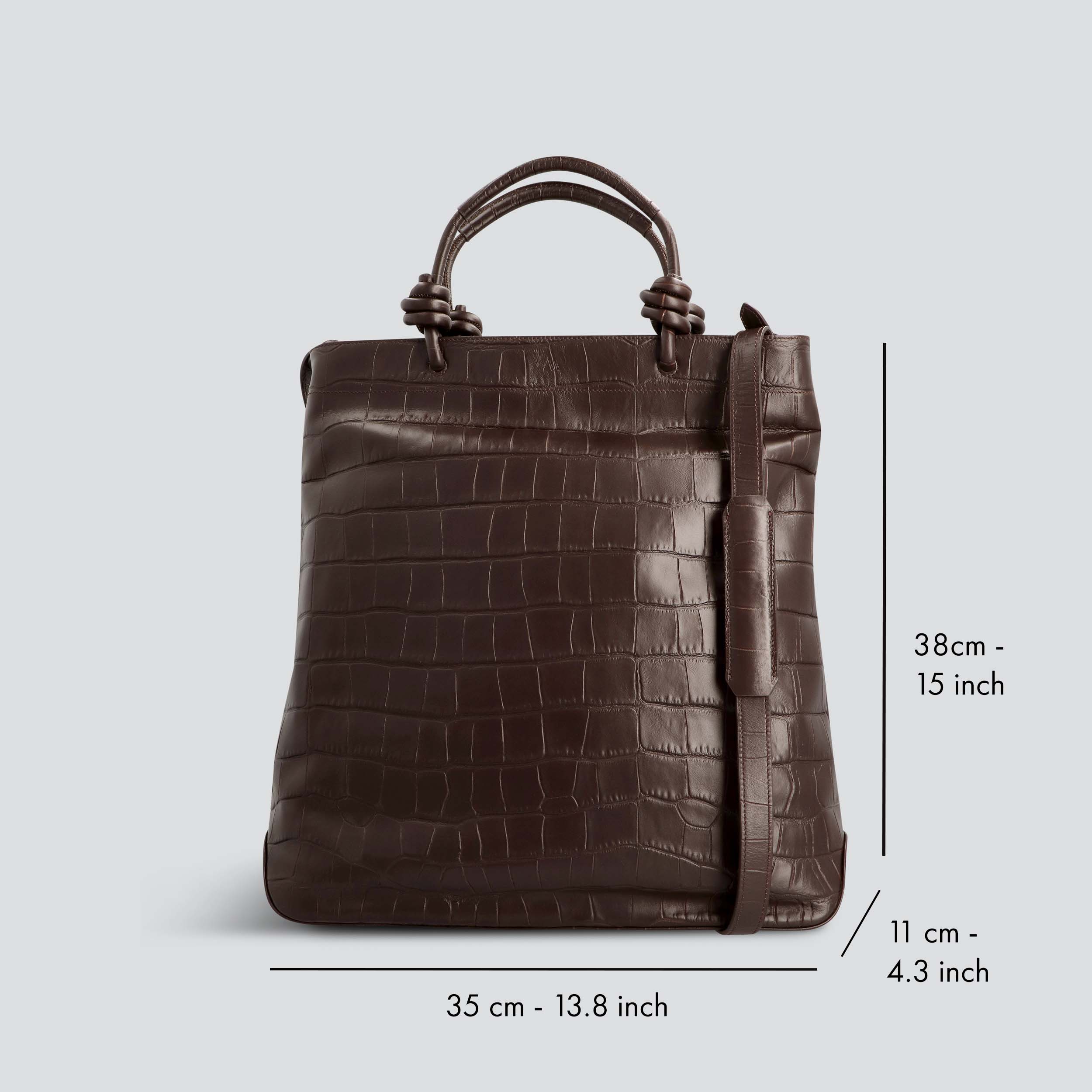 Loop - soft croco espresso - Image 4