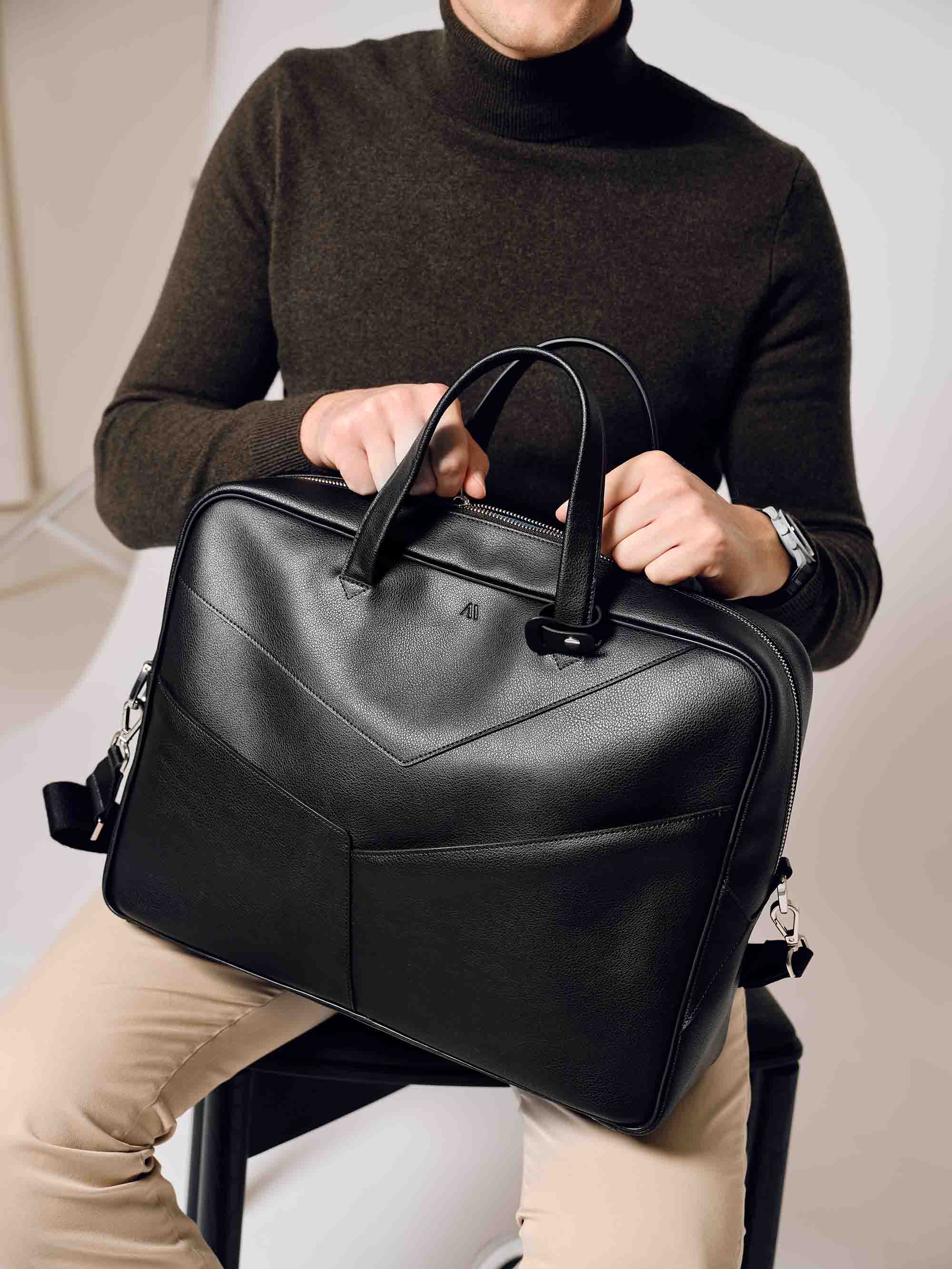 Men's Bowler - grain black - travel edition - Image 8