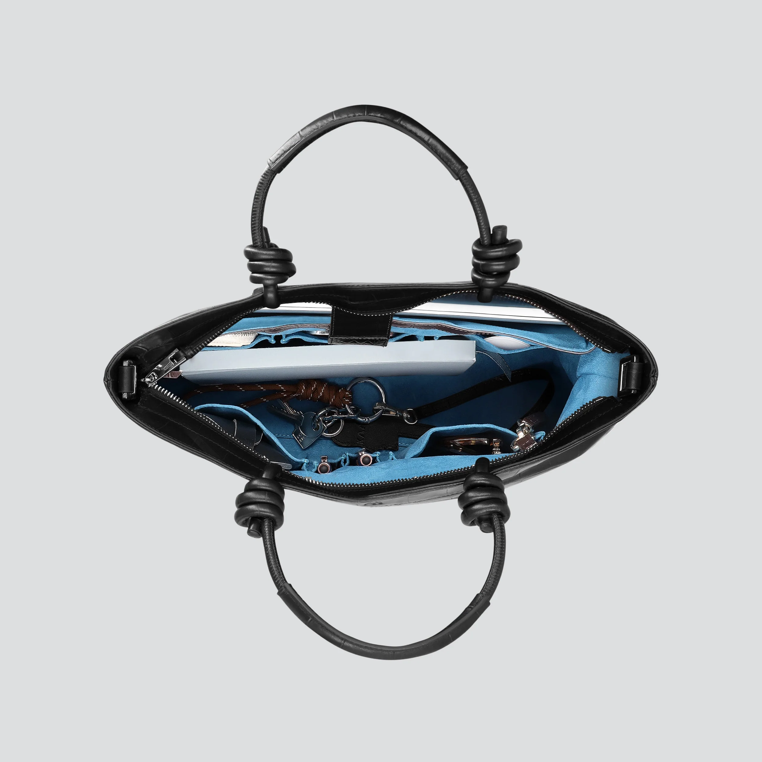 Midi Loop - soft croco black - Image 3