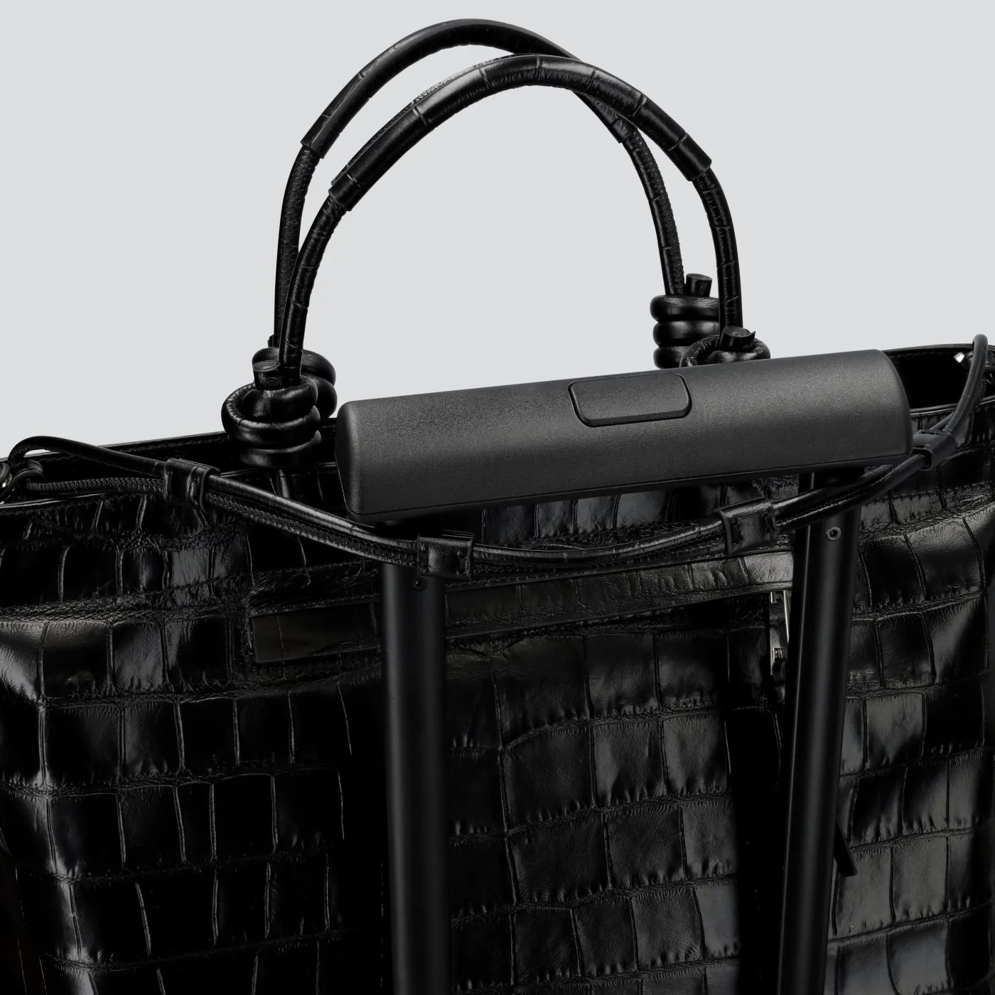 Midi Loop - soft croco black - Image 4