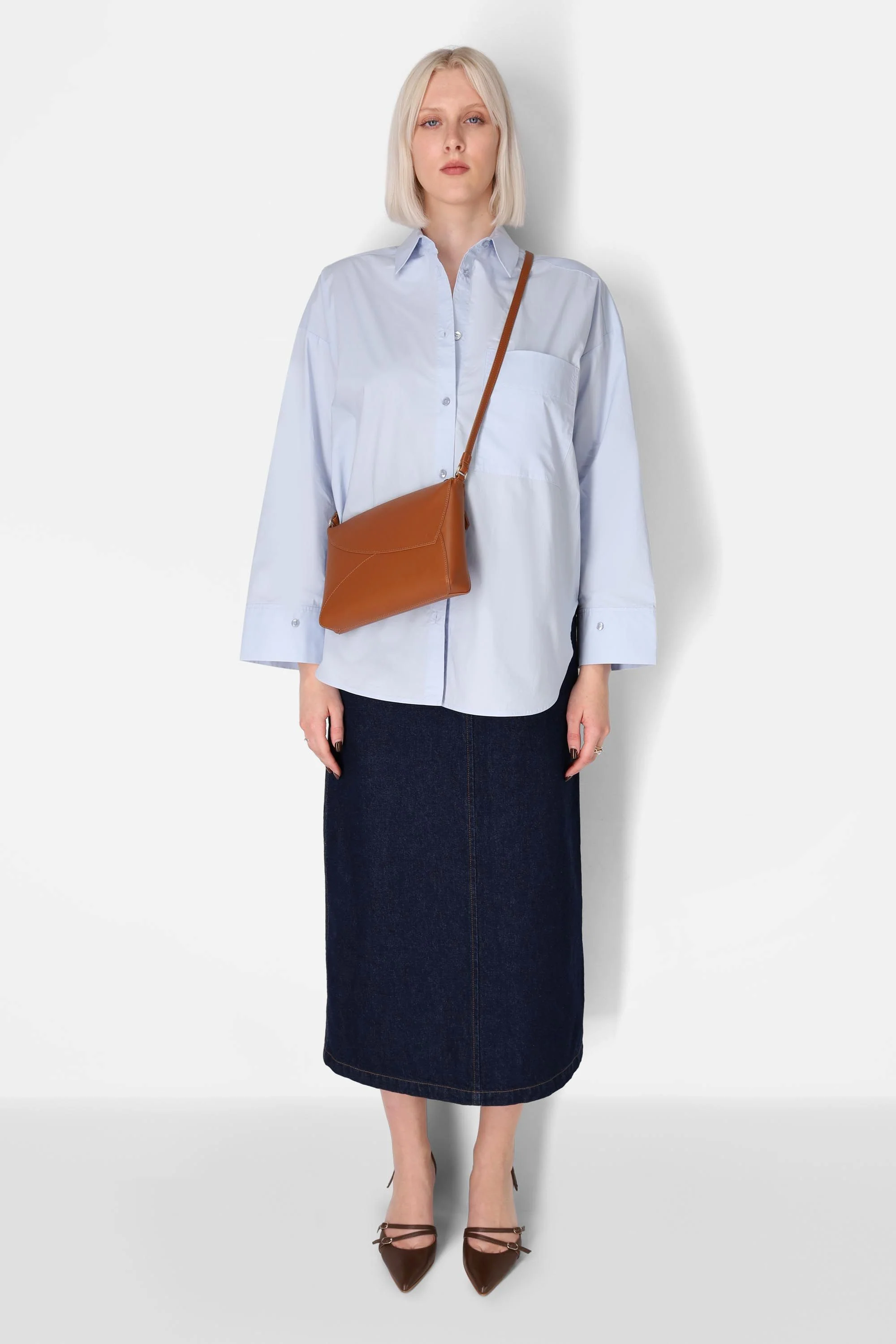 Rebel Clutch - soft touch cognac - Image 4