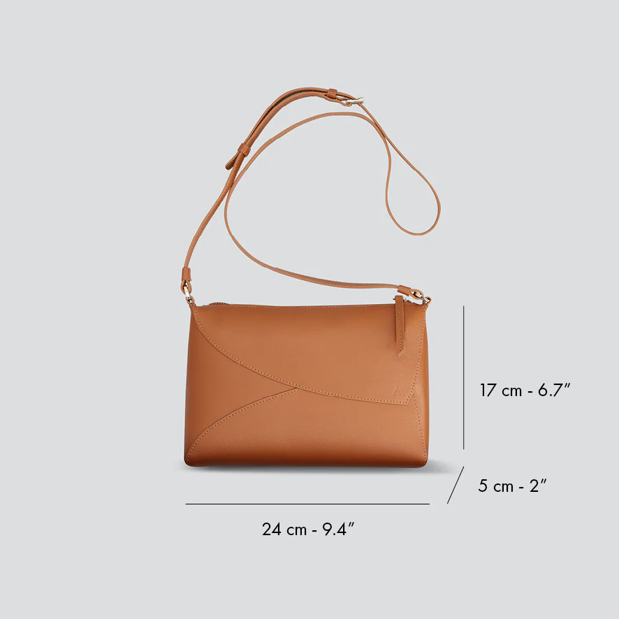Rebel Clutch - soft touch cognac - Image 5