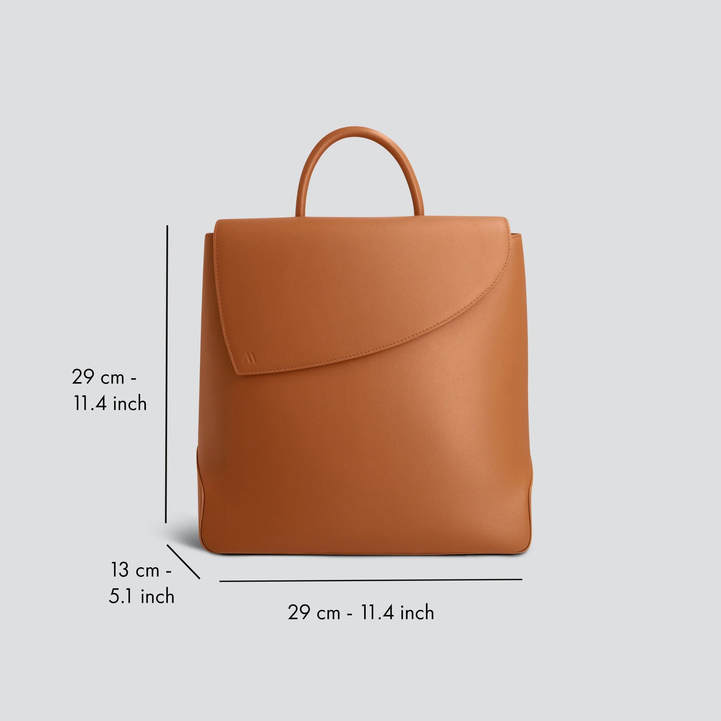 Rebel Mini Backpack - soft touch cognac - Image 3