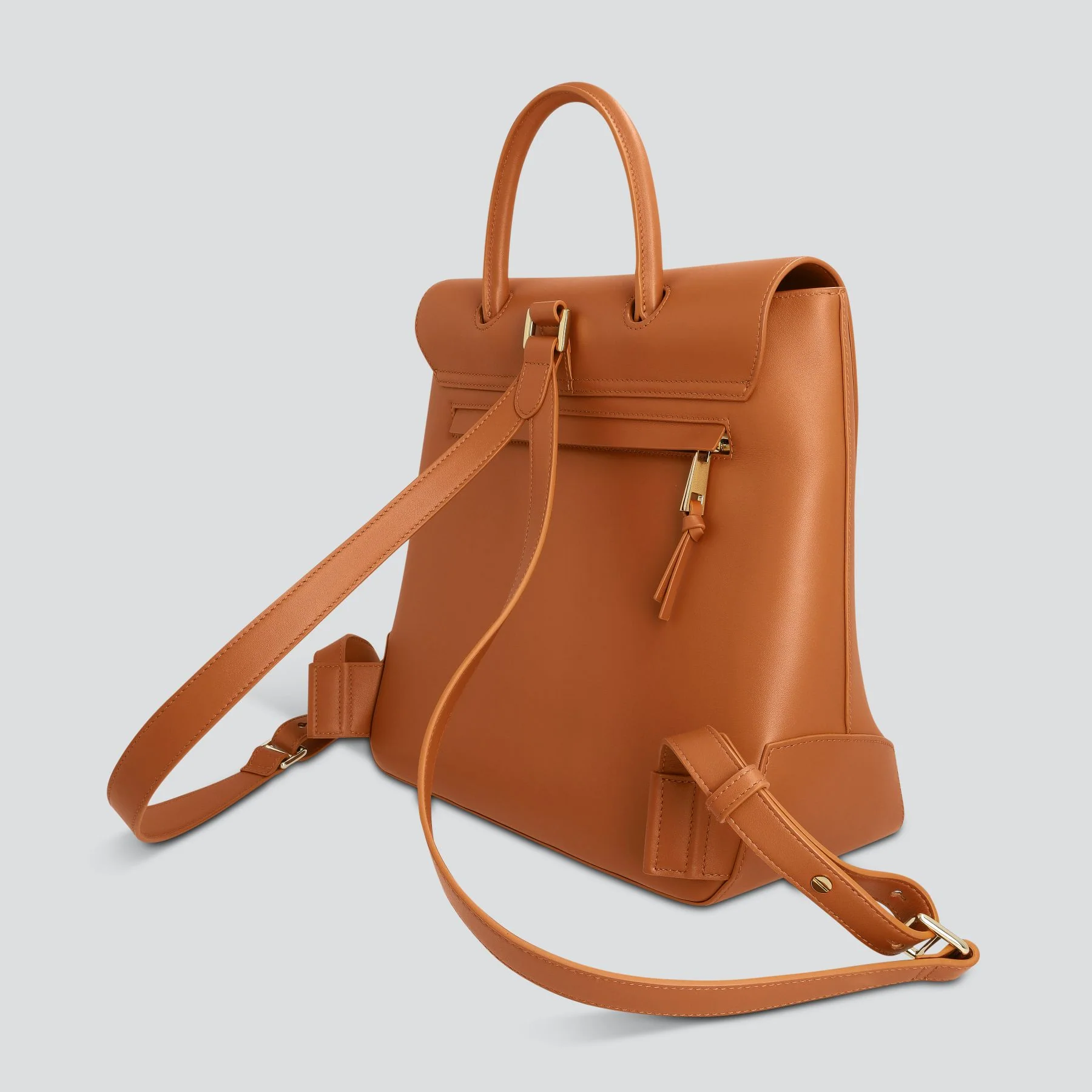 Rebel Mini Backpack - soft touch cognac - Image 4