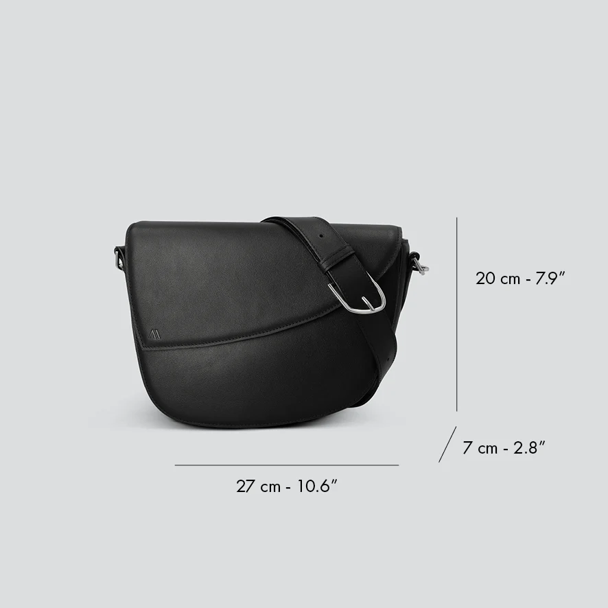 Rebel Saddle Bag - soft touch black - Image 4