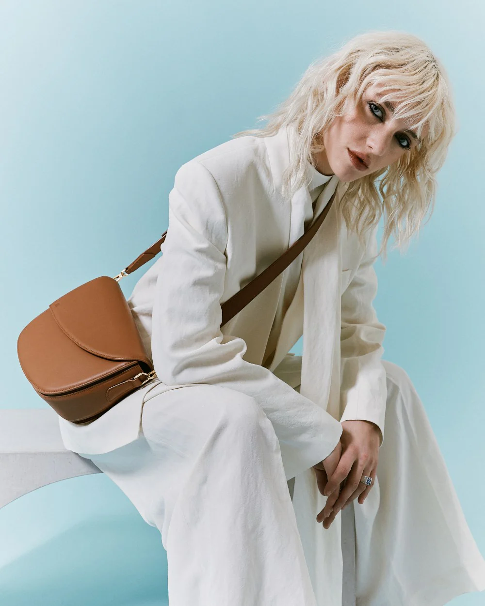 Rebel Saddle Bag - soft touch cognac - Image 6